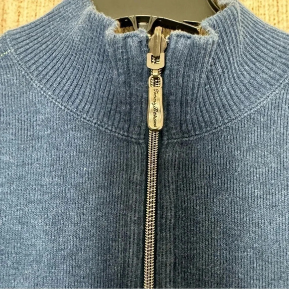 Tommy Bahama Mens Quarte Zip Reversible pullover Sweaters size Medium - Picture 6 of 11